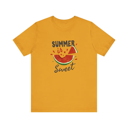 Summer is  Sweet Unisex Jersey Short Sleeve Tee