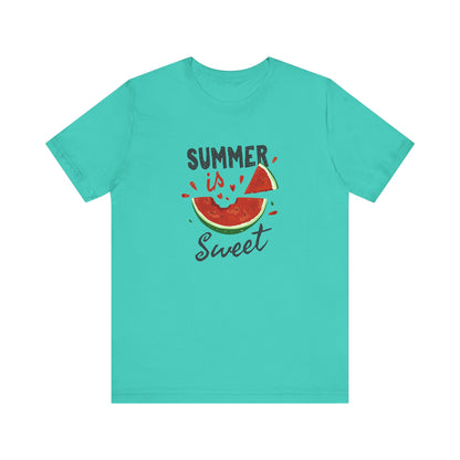 Summer is  Sweet Unisex Jersey Short Sleeve Tee