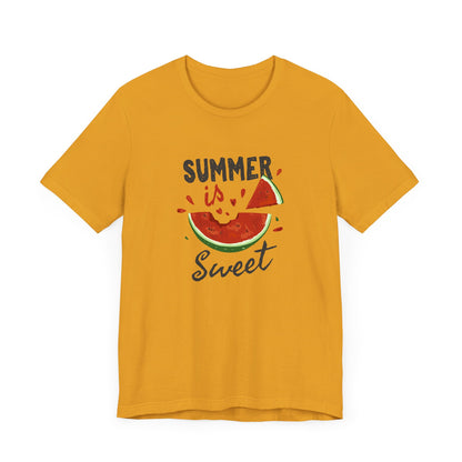 Summer is  Sweet Unisex Jersey Short Sleeve Tee