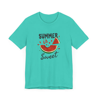 Summer is  Sweet Unisex Jersey Short Sleeve Tee