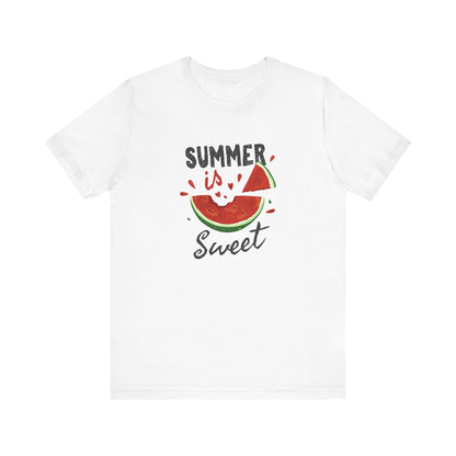 Summer is  Sweet Unisex Jersey Short Sleeve Tee