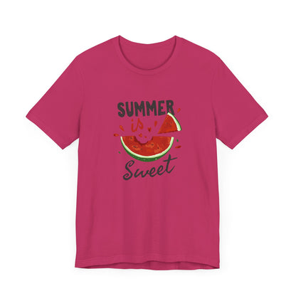 Summer is  Sweet Unisex Jersey Short Sleeve Tee