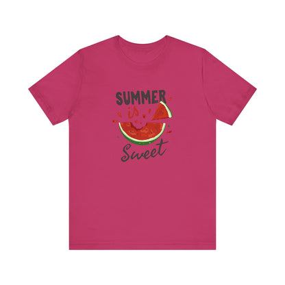 Summer is  Sweet Unisex Jersey Short Sleeve Tee