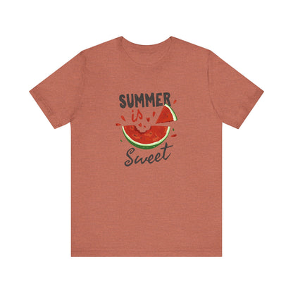 Summer is  Sweet Unisex Jersey Short Sleeve Tee